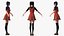 Fashionate donna cinese truccata per Cinema 4D