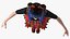 Fashionate donna cinese truccata per Cinema 4D