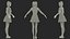 Fashionate donna cinese truccata per Cinema 4D