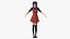Fashionate donna cinese truccata per Cinema 4D