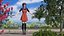 Fashionate donna cinese truccata per Cinema 4D