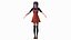 Fashionate donna cinese truccata per Cinema 4D