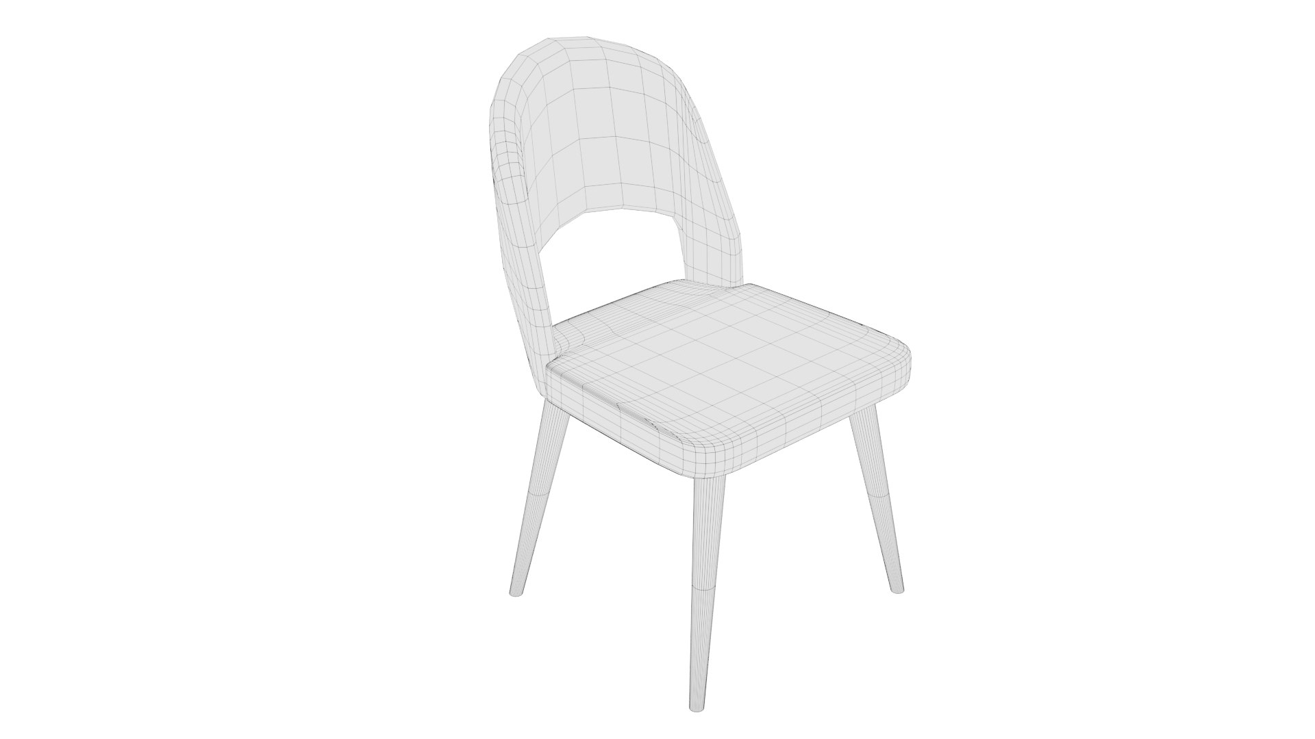 Chair Modeled 3D Model - TurboSquid 1628612