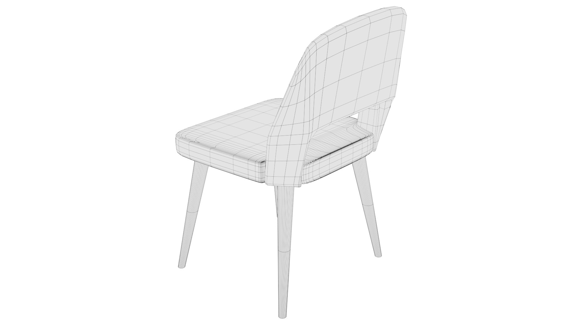 Chair Modeled 3D Model - TurboSquid 1628612