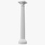 Colección de modelos 3D de columnas 3