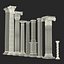 Colección de modelos 3D de columnas 3