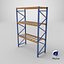 Rayonnage de rangement industriel en fil métallique Mid-Poly