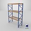 Rayonnage de rangement industriel en fil métallique Mid-Poly