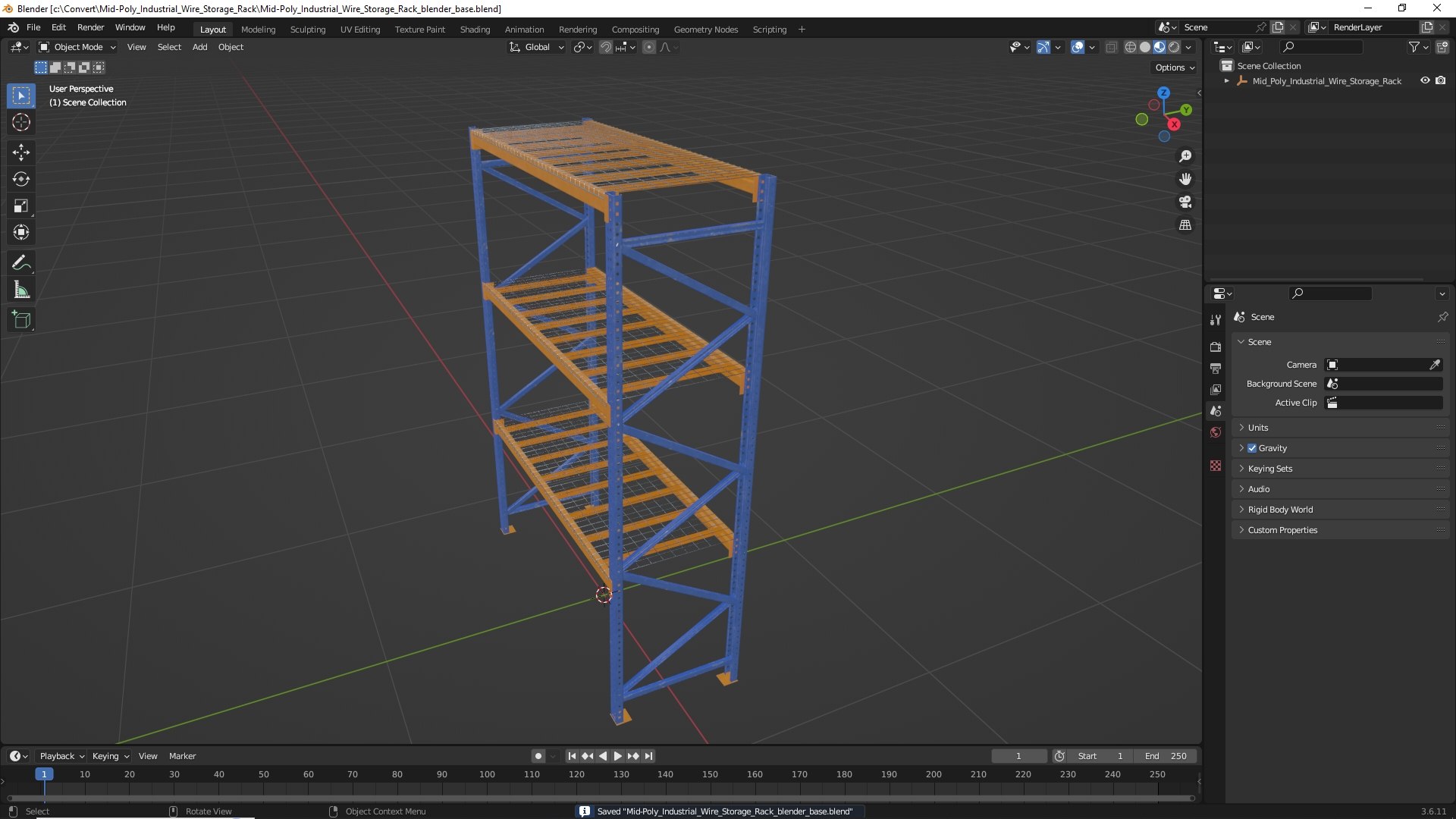 3D Mid-Poly Industrial Wire Storage Rack https://p.turbosquid.com/ts-thumb/Az/BhS2ZF/hV/midpoly_industrial_wire_storage_rack_1001/jpg/1786952079/1920x1080/fit_q87/6729d8659532c55648883a182f3adc156721157e/midpoly_industrial_wire_storage_rack_1001.jpg