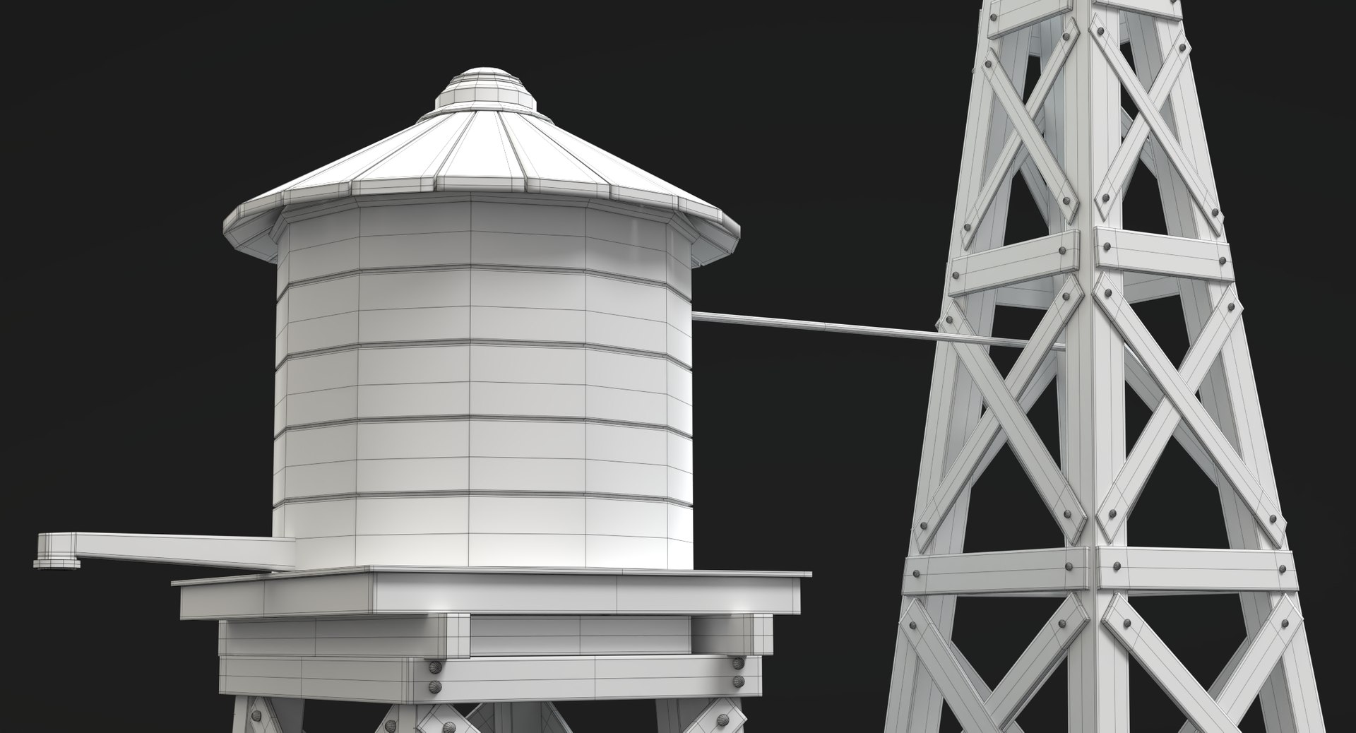 farm windmill water tank 3D model https://p.turbosquid.com/ts-thumb/Az/ECmc65/2ZyEjL9b/wireframe_3/png/1535731541/1920x1080/fit_q87/b54edab960c80bb53b419237dc4db172a849b6cb/wireframe_3.jpg