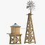 Farm Windmill and Water Tank