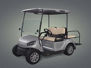 golf cart 3d model