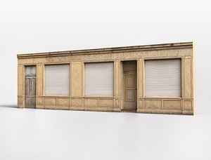 Old Market Realistic Asset Low-poly 3D