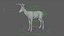 Deer Rigged No fur 3D 3D model