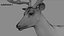 Deer Rigged No fur 3D 3D model