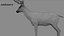 Deer Rigged No fur 3D 3D model