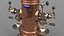La Pavoni Vintage Copper Espresso Machine with Coffee