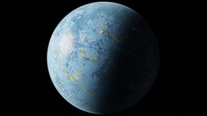 8K Alien Water Planet 12 model