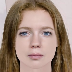 Bella Lack Head - No Hair - Low poly head for game