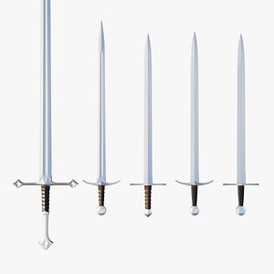 Collection medieval swords 01-05 plus old textures and sheaths