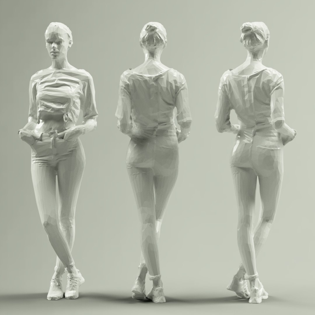 3D Girl Rendered Human Model - TurboSquid 1245947