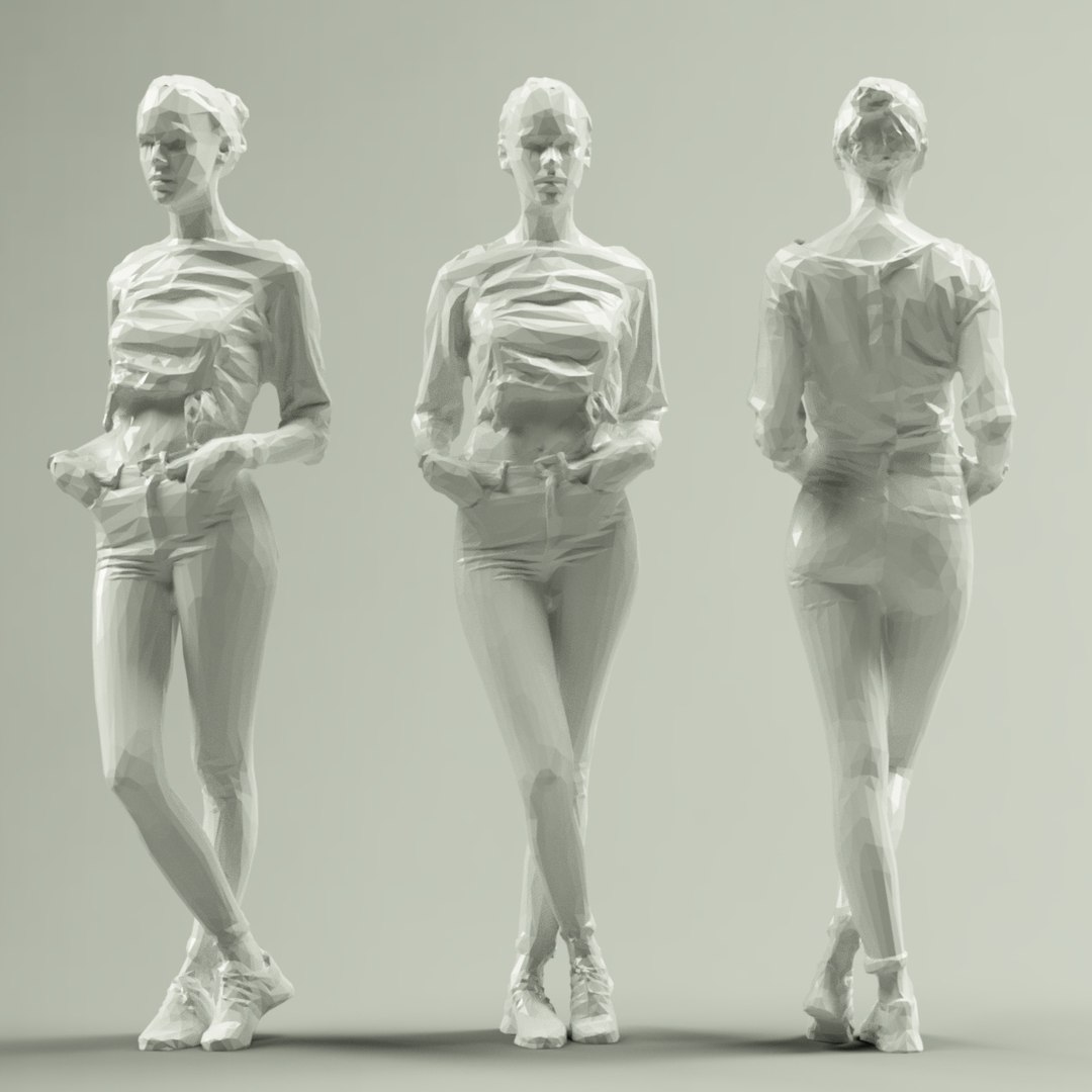 3D Girl Rendered Human Model - TurboSquid 1245947