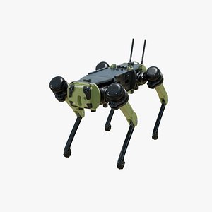 Robot Dog v02 3D model