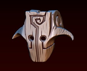 3D Juggernaut mask model