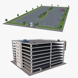 Parking Garage Collection 3D model