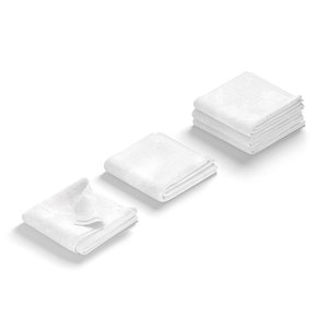 White Bath Towel stack - hotel spa wiper