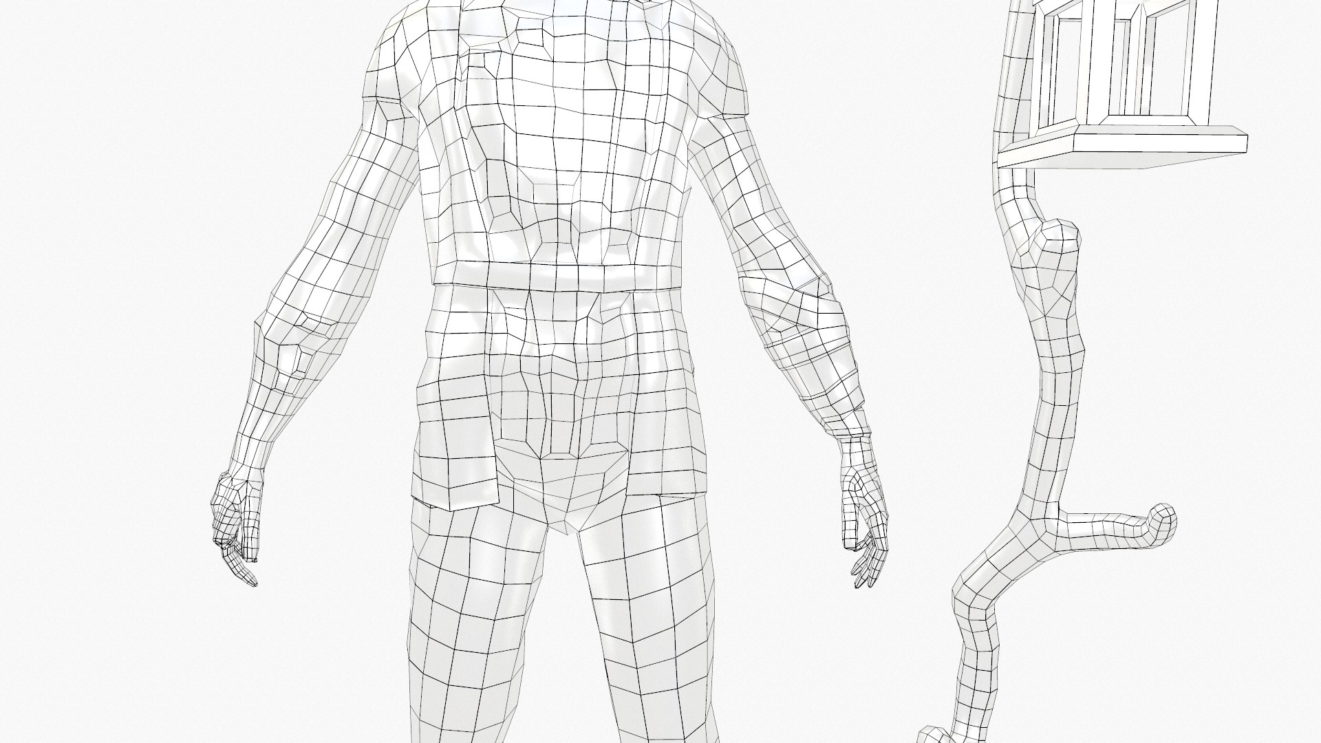 Blind character model - TurboSquid 1233531