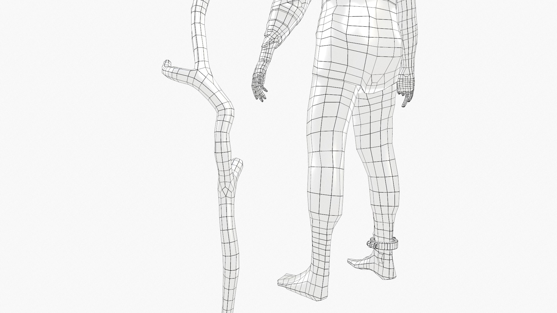 Blind Character Model - TurboSquid 1233531