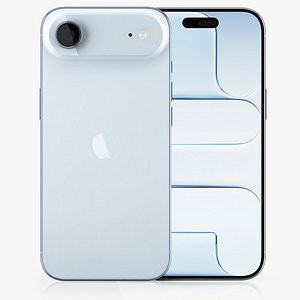 Apple iPhone 17 Air Sky Blue 3D model
