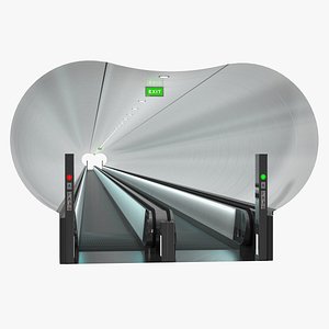 Travelator Tunnel 3D Model