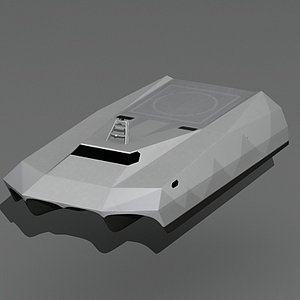 m80 stiletto naval ship 3d model