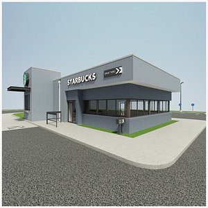 3D model Starbucks Coffee Shop