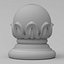 Carved Finial 3D model