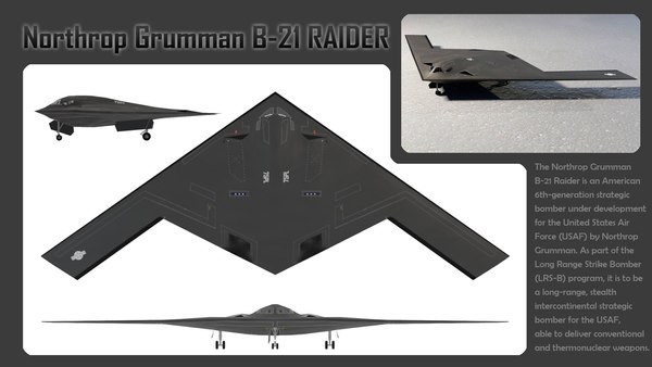 3D Northrop Grumman B-21 Raider Model - TurboSquid 1996666