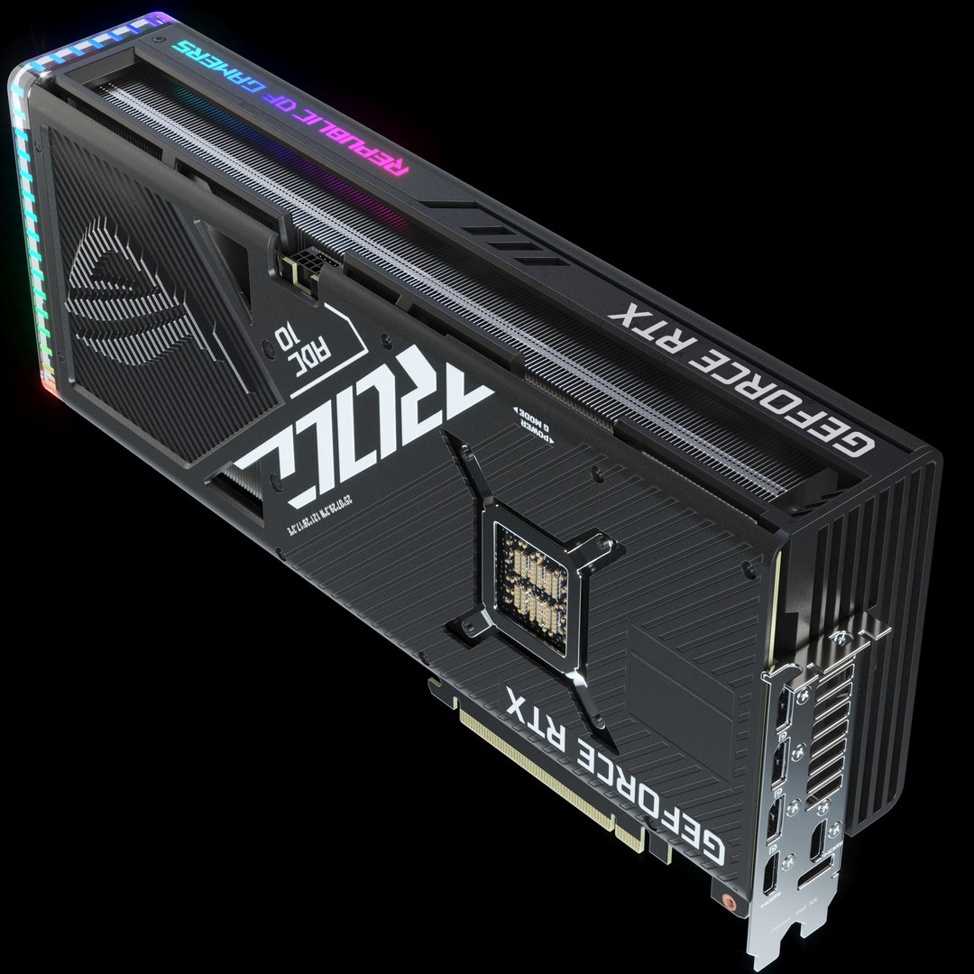 Asus ROG Strix 4090 3D - TurboSquid 2001925