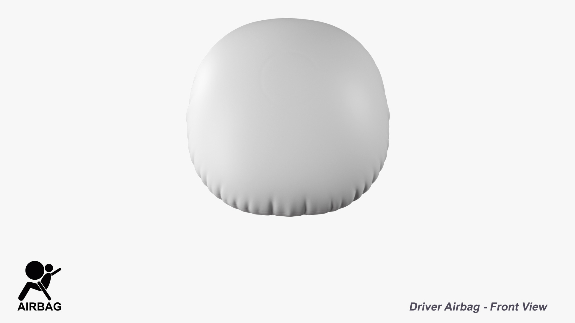 3d Model Of Driver Airbag