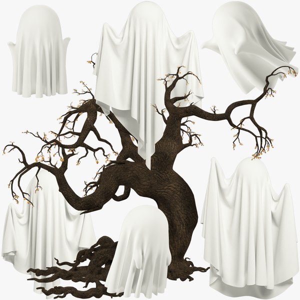 Funny Ghosts Collection V8 3D model