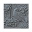 Bas-relief of birds and flowers