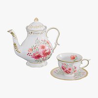 Vintage Porcelain Teaset