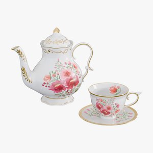 Vintage Porcelain Teaset