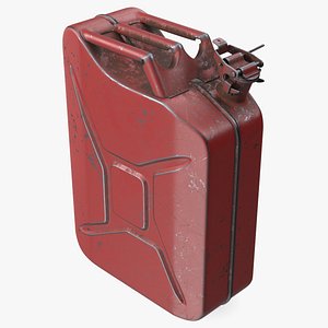 Used Steel Red Jerry Gas Can model