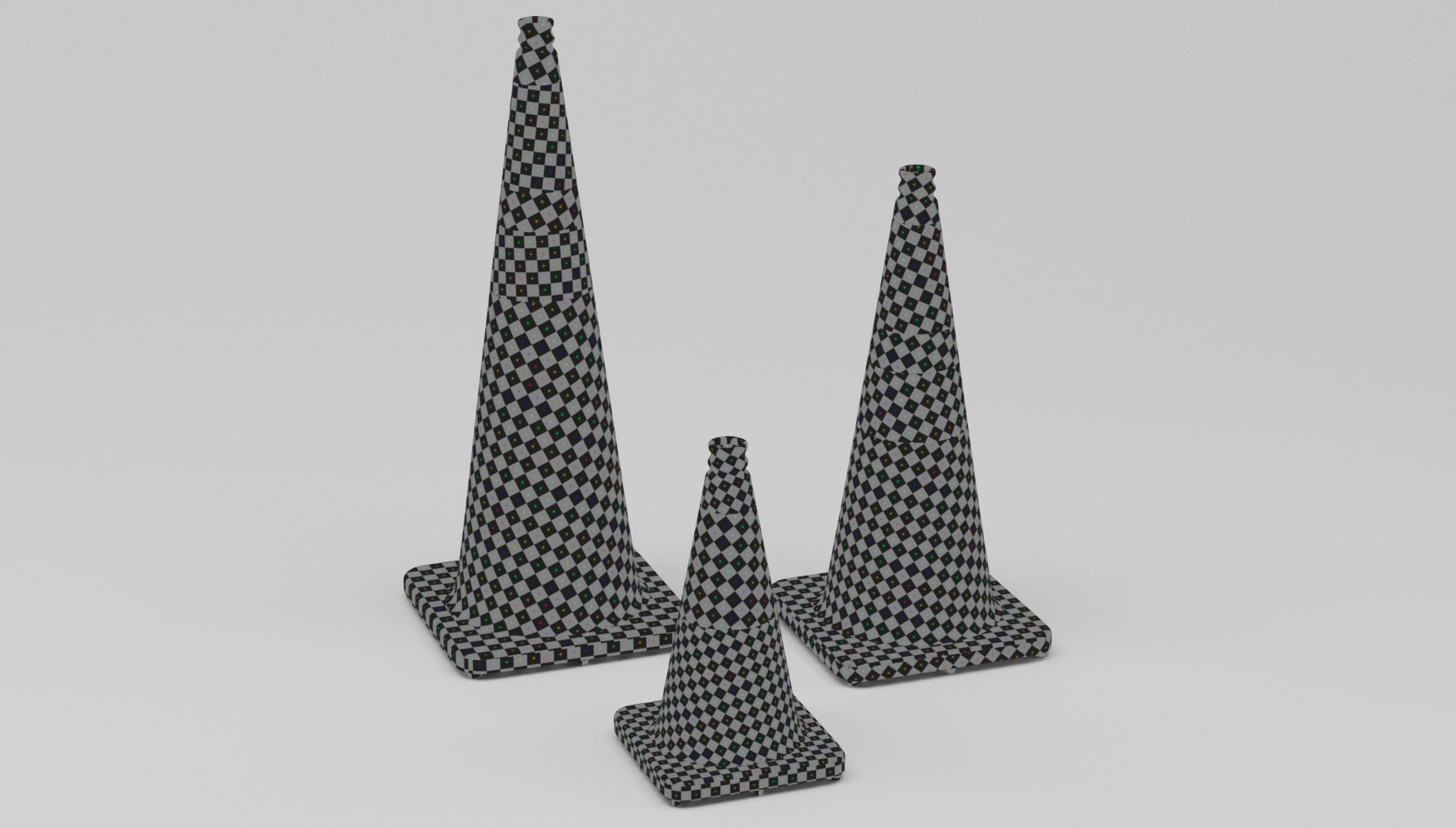 3D Traffic Cones Pack Model - TurboSquid 2252408