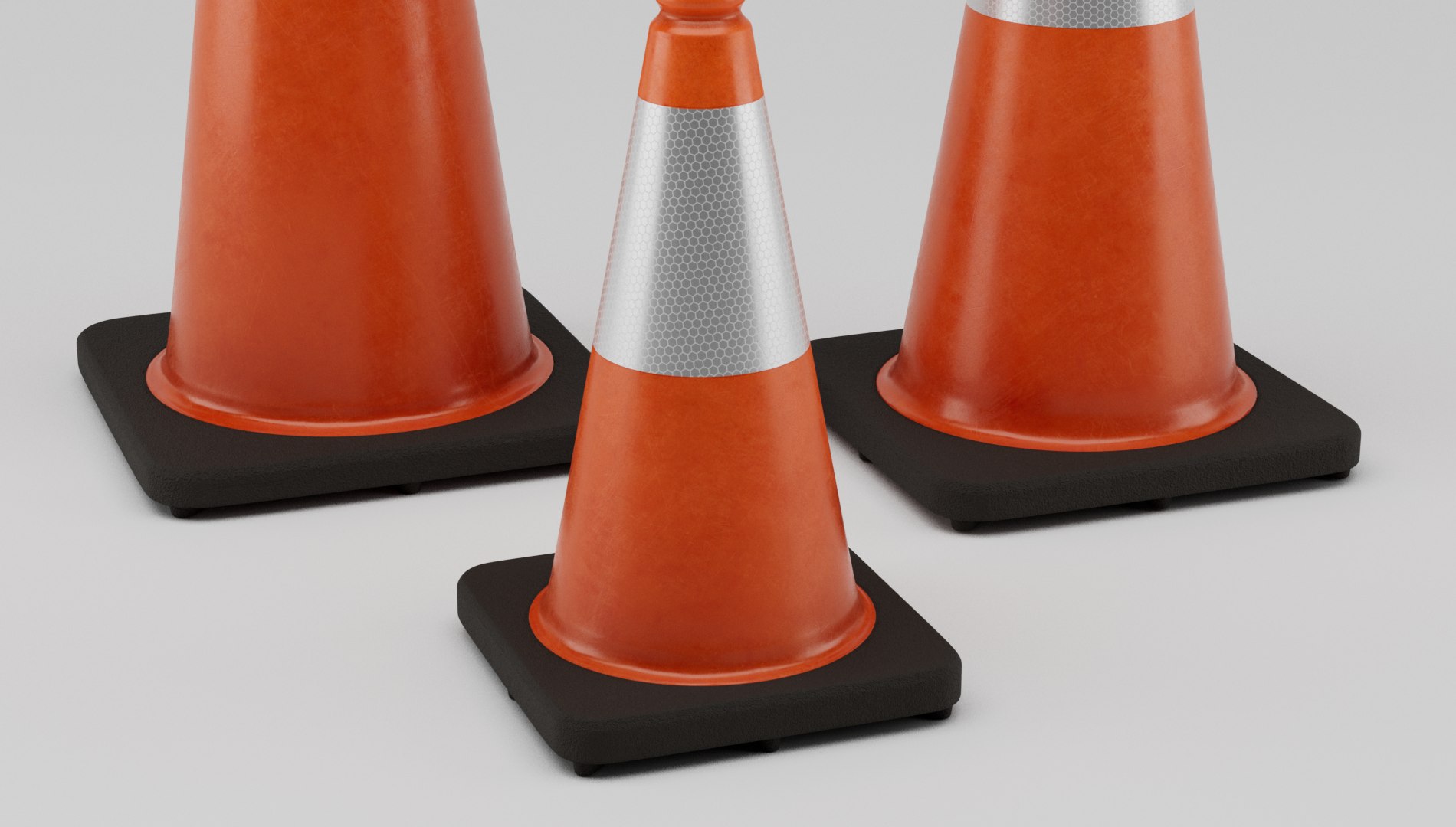 3D Traffic Cones Pack Model - TurboSquid 2252408
