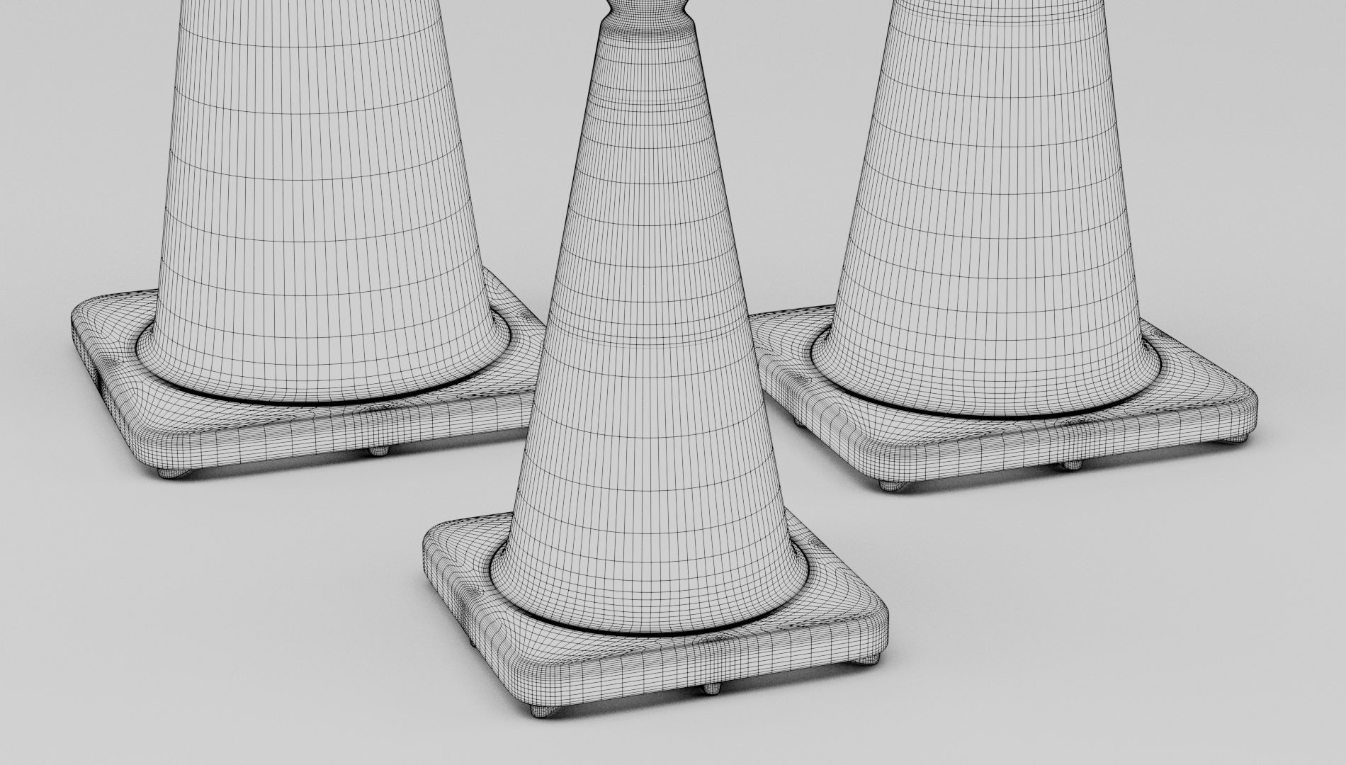 3D Traffic Cones Pack Model - TurboSquid 2252408