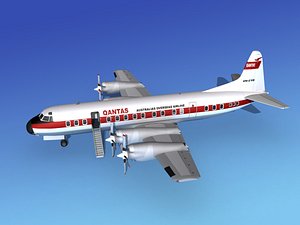 propellers l188 electra lockheed 3d max
