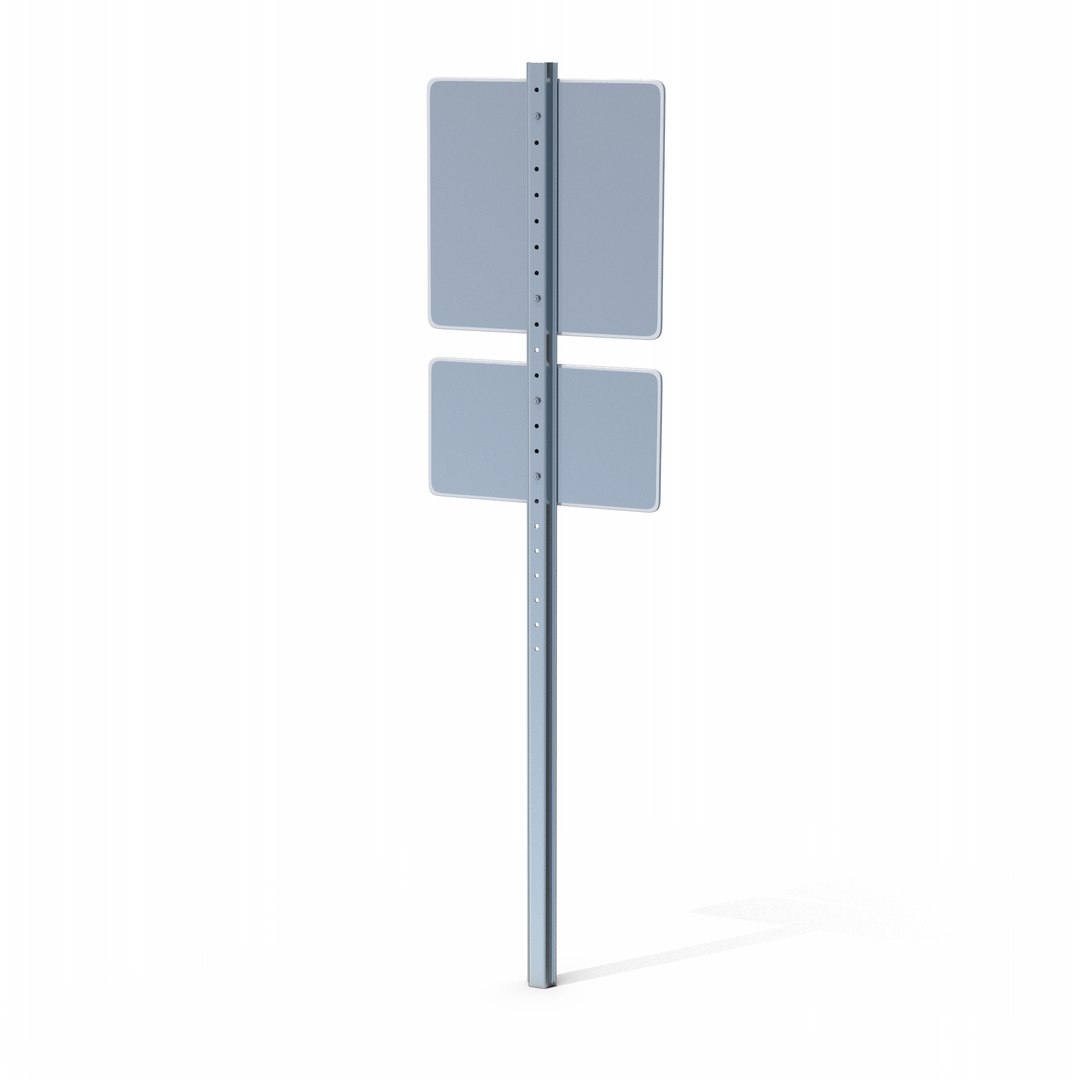 Fuel Station Road Sign 3D Model - TurboSquid 2104581